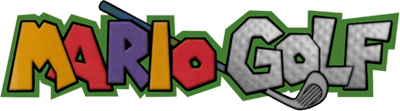 Mario Golf logo for Nintendo 64
